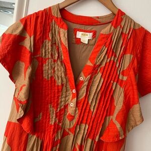 Maeve Anthropologie flutter sleeve dress! Size XXS!